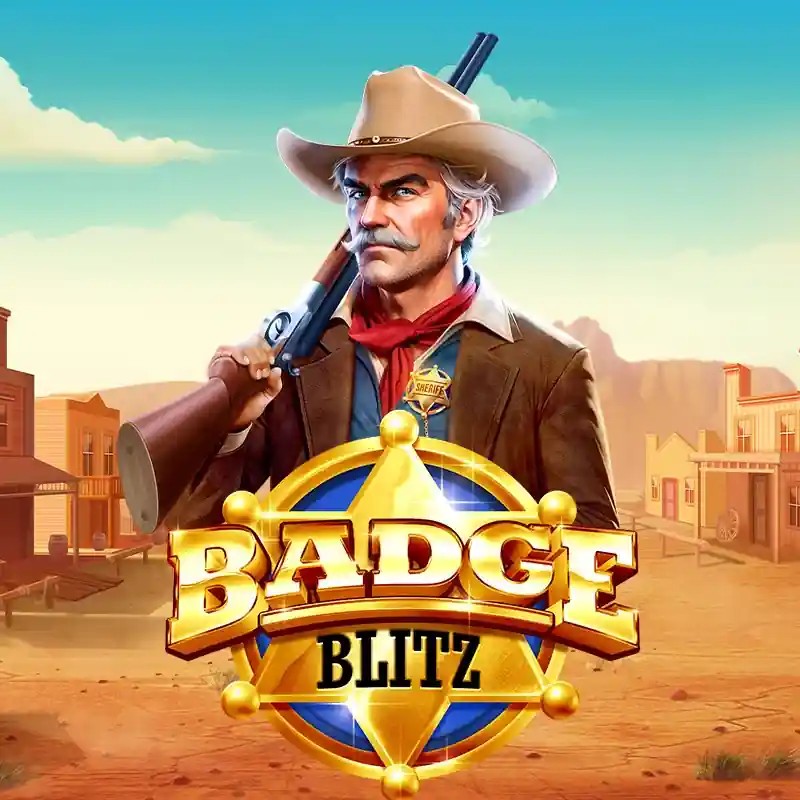 Badge Blitz game by Pragmatic Play – logo hosted on Run4Win Casino