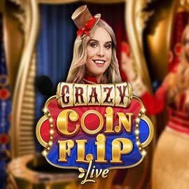 Logo of Crazy Coin Flip from Evolution at Run4Win Casino