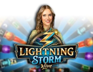 Lightning Storm slot logo by Evolution at Run4Win Casino