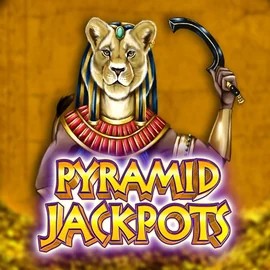 Pyramid Jackpots slot logo by King Show Games at Run4Win Casino