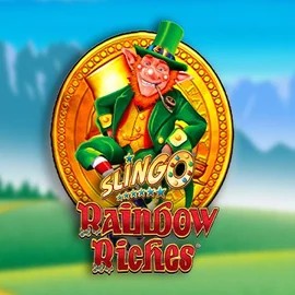 Logo of Slingo Rainbow Riches from Gaming Realms at Run4Win Casino