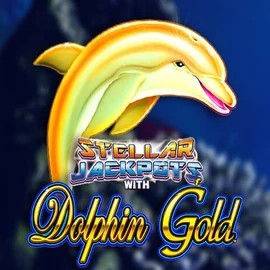 Dolphin Gold with Stellar Jackpots logo by Lightning Box Game at Run4Win Casino