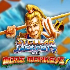 Play Stellar Jackpots with More Monkeys slot by Lightning Box Game on run4-wins.com