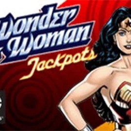 Wonder Woman Jackpots online game logo by Amaya on run4-wins.com